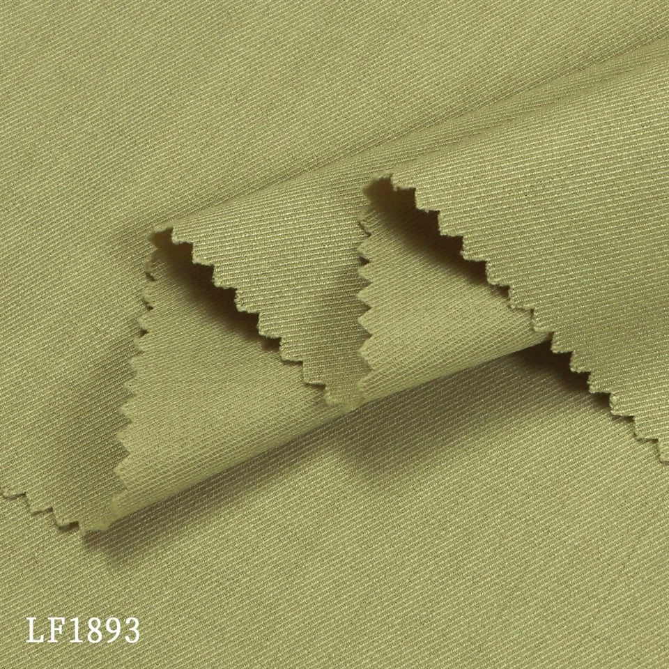 Polyester-Slub-Stoff 3 3 Twill